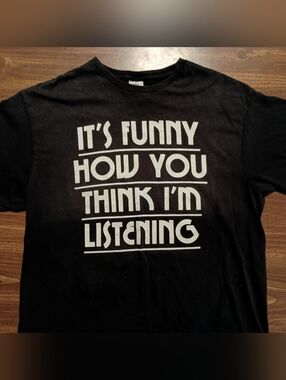 FUNNY HUMOR SARCASM T-SHIRT - Large // Comedy snarky sarcastic tee shirt